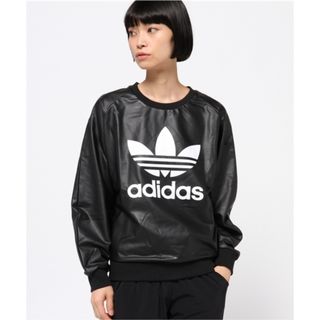 アディダス(adidas)のadidas WHITENOIZE TREFOIL SWEATSHIRT(スウェット)