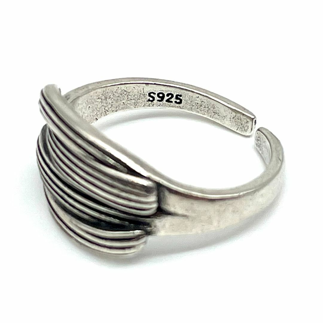 リング メンズ 指輪 16号 シルバー925 オープンリング 【PN3330】 メンズのアクセサリー(リング(指輪))の商品写真