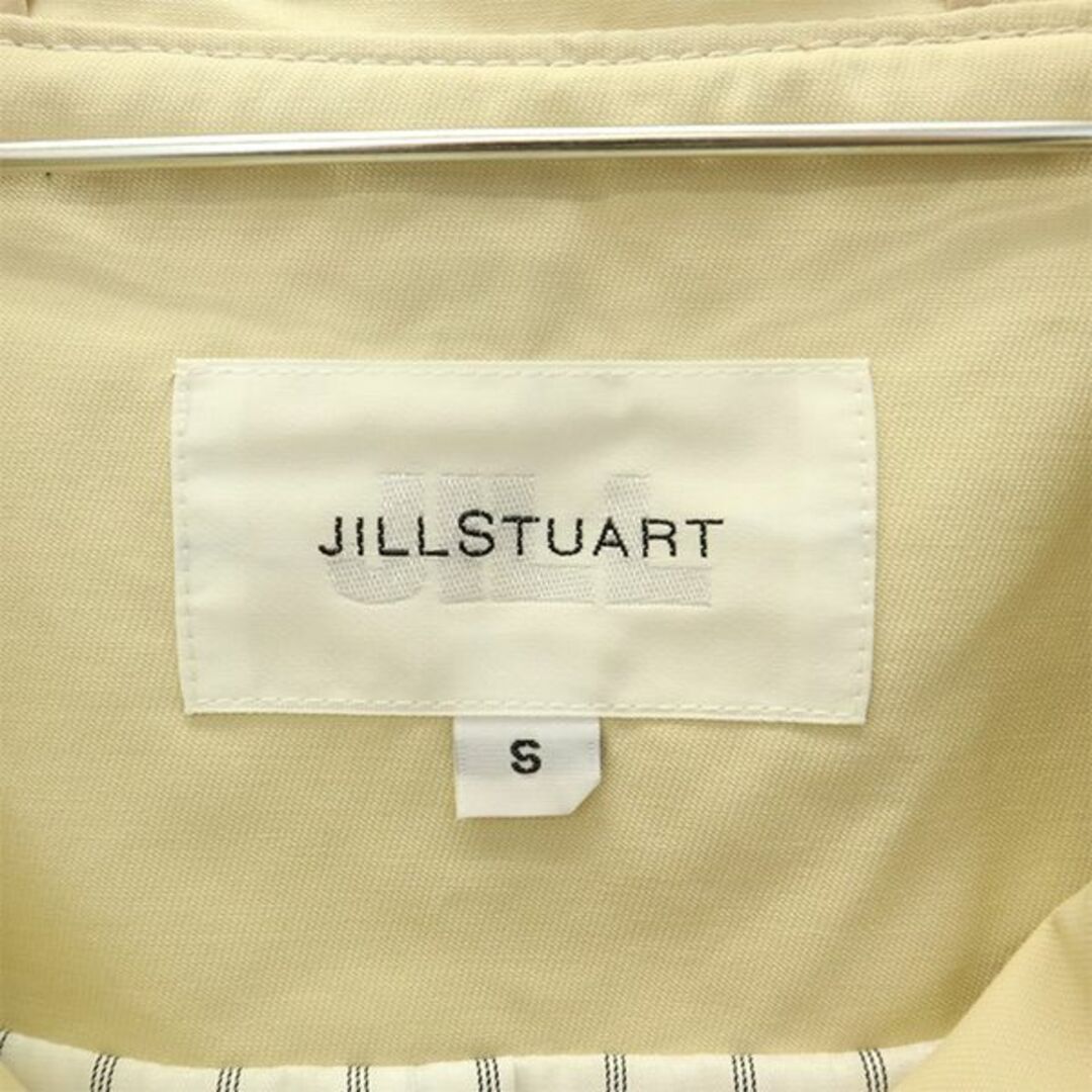 JILLSTUART(ジルスチュアート)のジルスチュアート ダブルブレスト トレンチコート S ベージュ JILLSTUART レディース 古着 【240117】 レディースのジャケット/アウター(トレンチコート)の商品写真