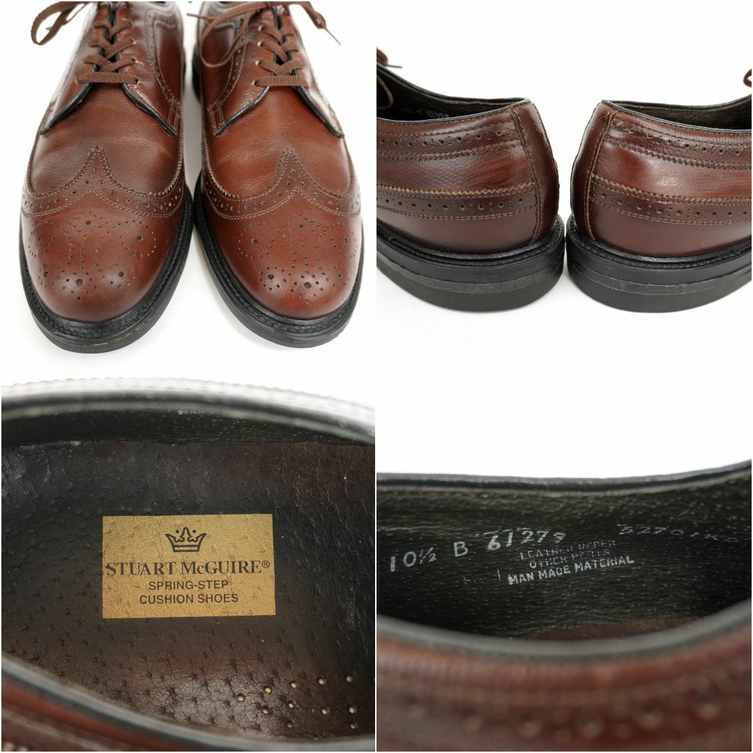 STUART McGUIRE LONG WING TIP 90s US10.5B靴/シューズ