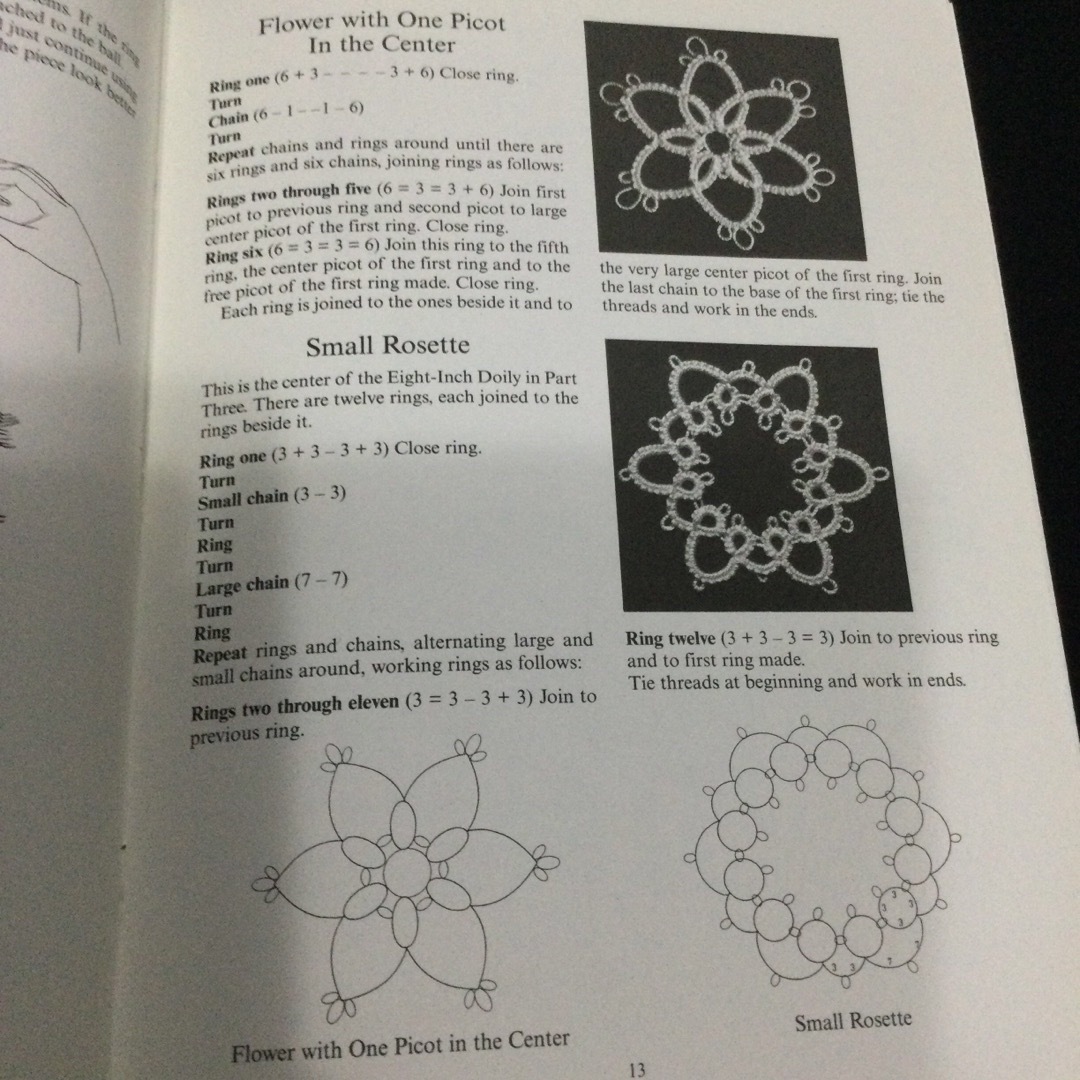 Easy Tatting 洋書　英語　図案集　タティング　タティングレース　手芸 エンタメ/ホビーの本(洋書)の商品写真