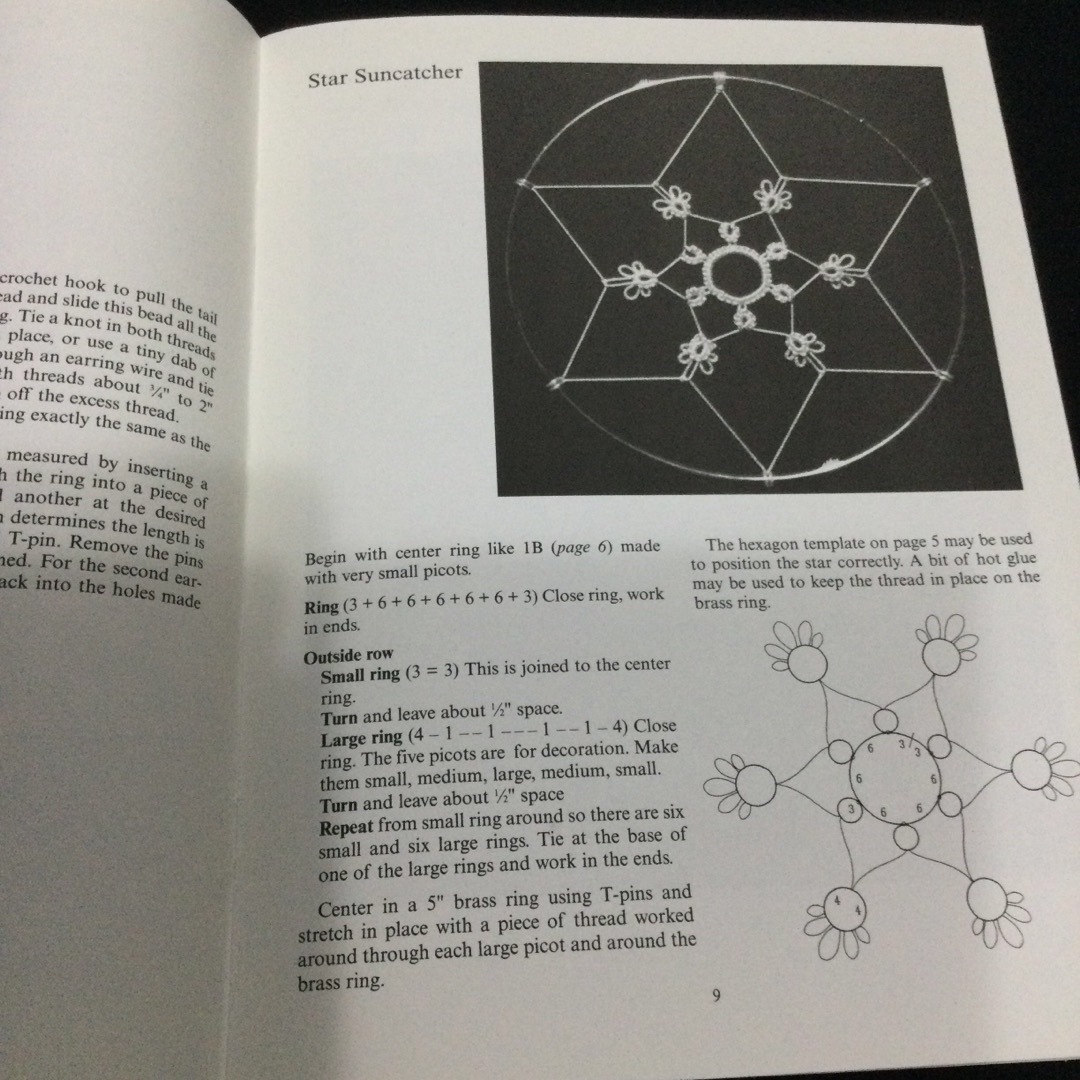 Easy Tatting 洋書　英語　図案集　タティング　タティングレース　手芸 エンタメ/ホビーの本(洋書)の商品写真