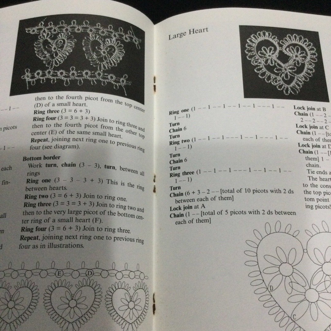 Easy Tatting 洋書　英語　図案集　タティング　タティングレース　手芸 エンタメ/ホビーの本(洋書)の商品写真