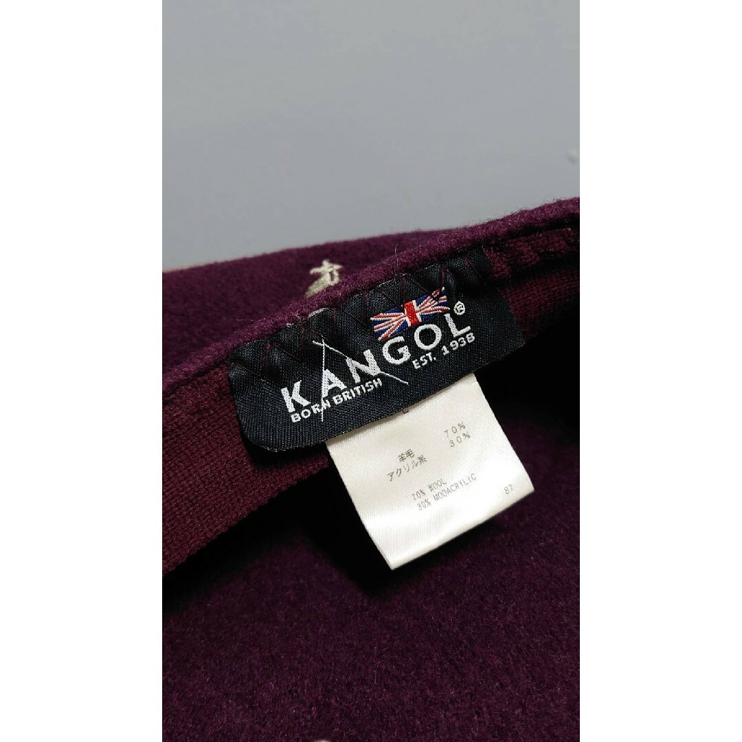 KANGOL(カンゴール)のKANGOL “Wool Spitfire” ロゴ入り ウール キャスケット メンズの帽子(キャスケット)の商品写真