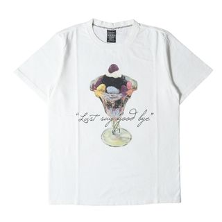 ナンバーナイン(NUMBER (N)INE)の新品 NUMBER (N)INE ナンバーナイン Tシャツ サイズ:2 09AW A CLOSED FEELING期 LAST SAY GOOD BYE クルーネック 半袖 Tシャツ デッドストック ホワイト 白 00年代 アーカイブ トップス カットソー【メンズ】(Tシャツ/カットソー(半袖/袖なし))