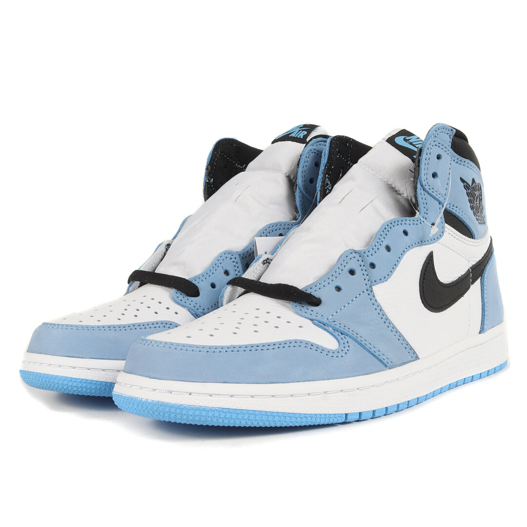 NIKE(ナイキ)の新品 NIKE ナイキ サイズ:27.0cm AIR JORDAN 1 RETRO HIGH OG UNIVERSITY BLUE (555088-134) エアジョーダン1 レトロ ハイ ホワイト ブラック ユニバーシティブルー US9 ハイカット スニーカー シューズ 靴【メンズ】 メンズの靴/シューズ(スニーカー)の商品写真