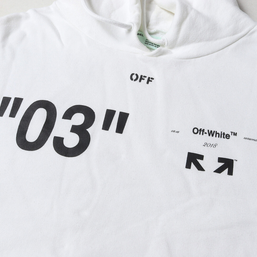 OFF-WHITE - OFF-WHITE オフホワイト パーカー サイズ:M 18AW