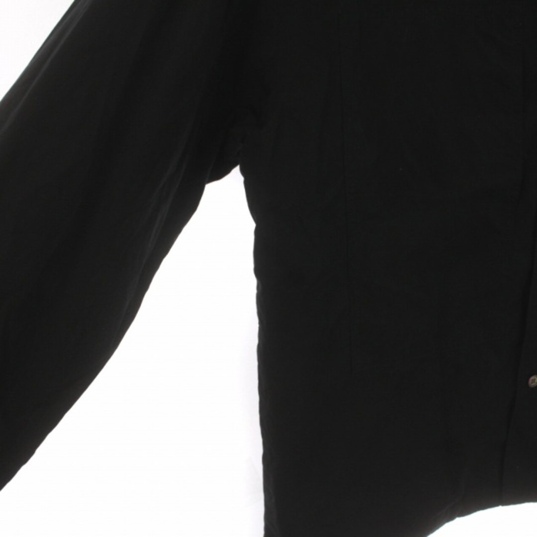 UNIQLO(ユニクロ)のユニクロ スーピマコットンオーバーサイズシャツブルゾン ジャケット L 黒 メンズのジャケット/アウター(ブルゾン)の商品写真
