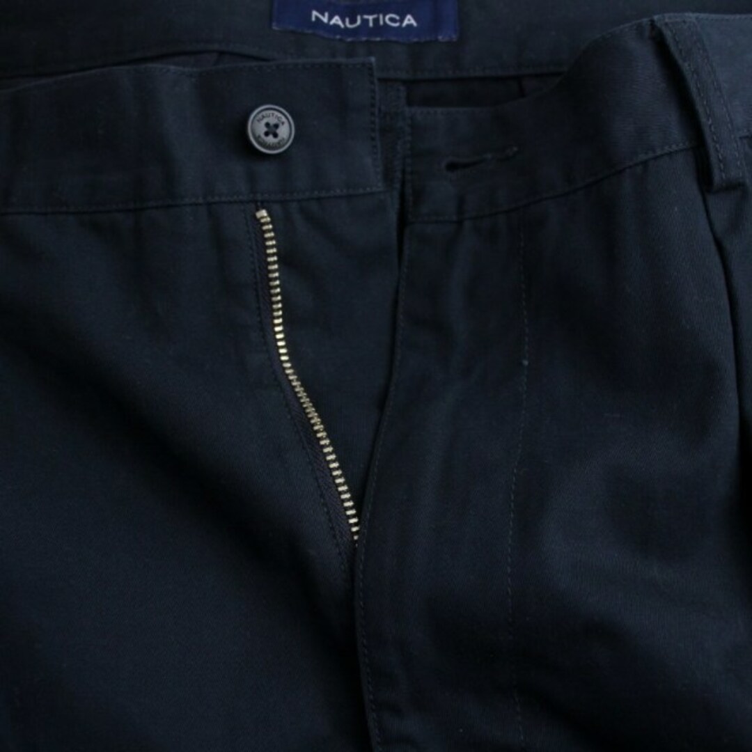 NAUTICA(ノーティカ)のNAUTICA 2tuck Chino Pants チノパンツ XL 紺 メンズのパンツ(チノパン)の商品写真