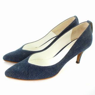 ヒステリックス(HYSTERICS)のヒステリックス DENIM POINTED TOE パンプス デニム 25cm(ハイヒール/パンプス)