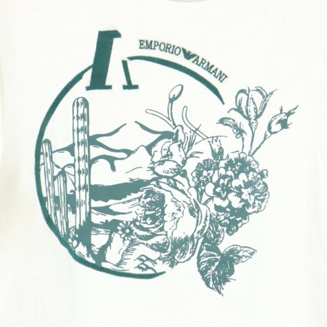 Emporio Armani(エンポリオアルマーニ)のEMPORIO ARMANI コットンプリントレギュラーフィットクルーネックT メンズのトップス(Tシャツ/カットソー(半袖/袖なし))の商品写真