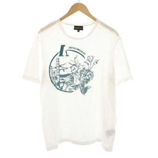 エンポリオアルマーニ(Emporio Armani)のEMPORIO ARMANI コットンプリントレギュラーフィットクルーネックT(Tシャツ/カットソー(半袖/袖なし))