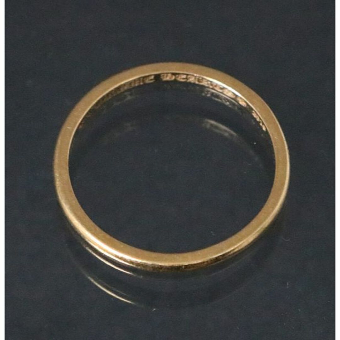 銀座店 クロムハーツ 22K ウェンディング バブルガム リング 指輪 ゴールド 約19号 9351726g付属品