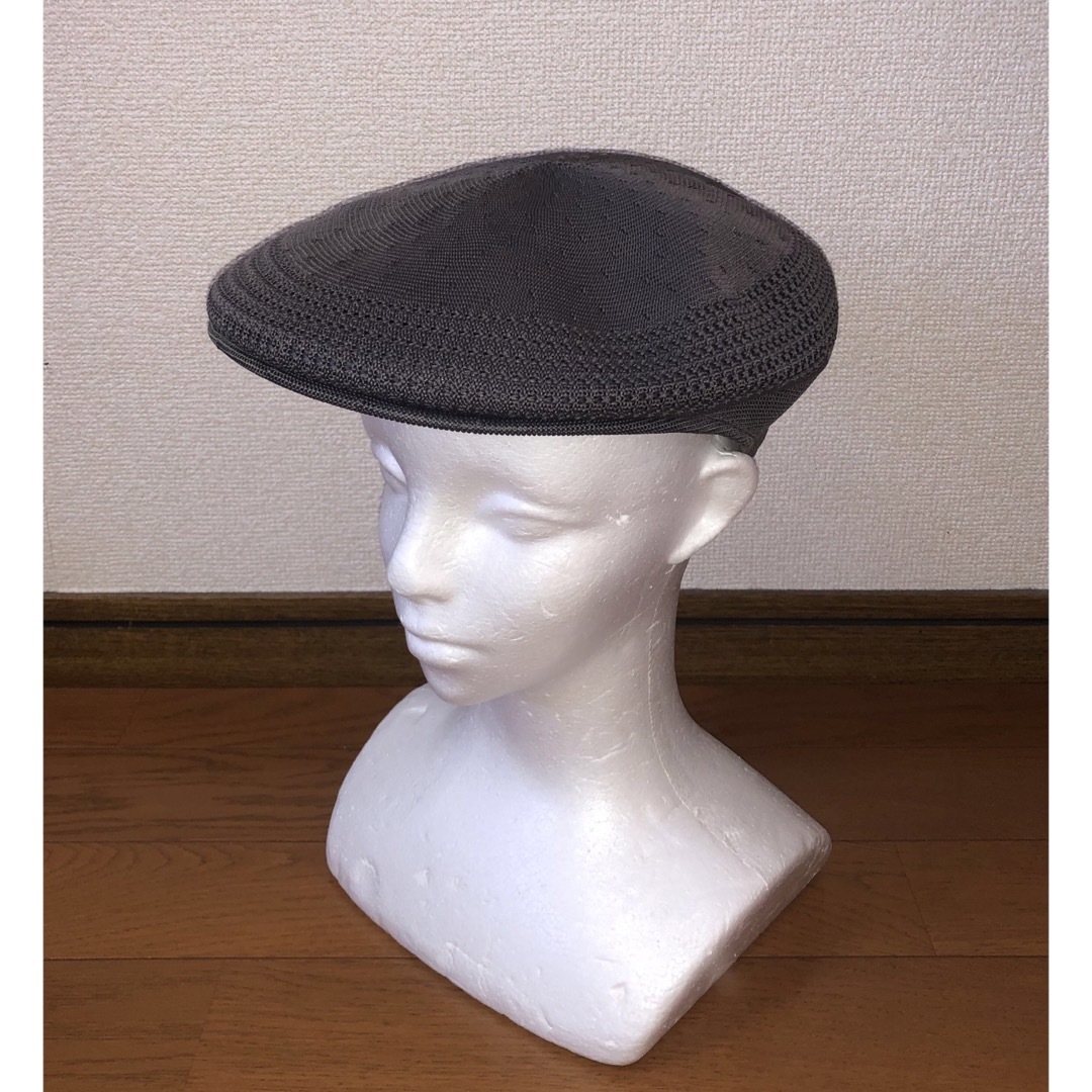 KANGOL(カンゴール)のS 美品 KANGOL ハンチングキャップ グレー 灰色 カンゴール ベレー帽 メンズの帽子(ハンチング/ベレー帽)の商品写真