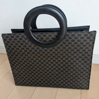 セリーヌ(celine)のCELINE セリーヌ マカダム トート サークルハンドル　バッグ　大幅値下げ(ハンドバッグ)