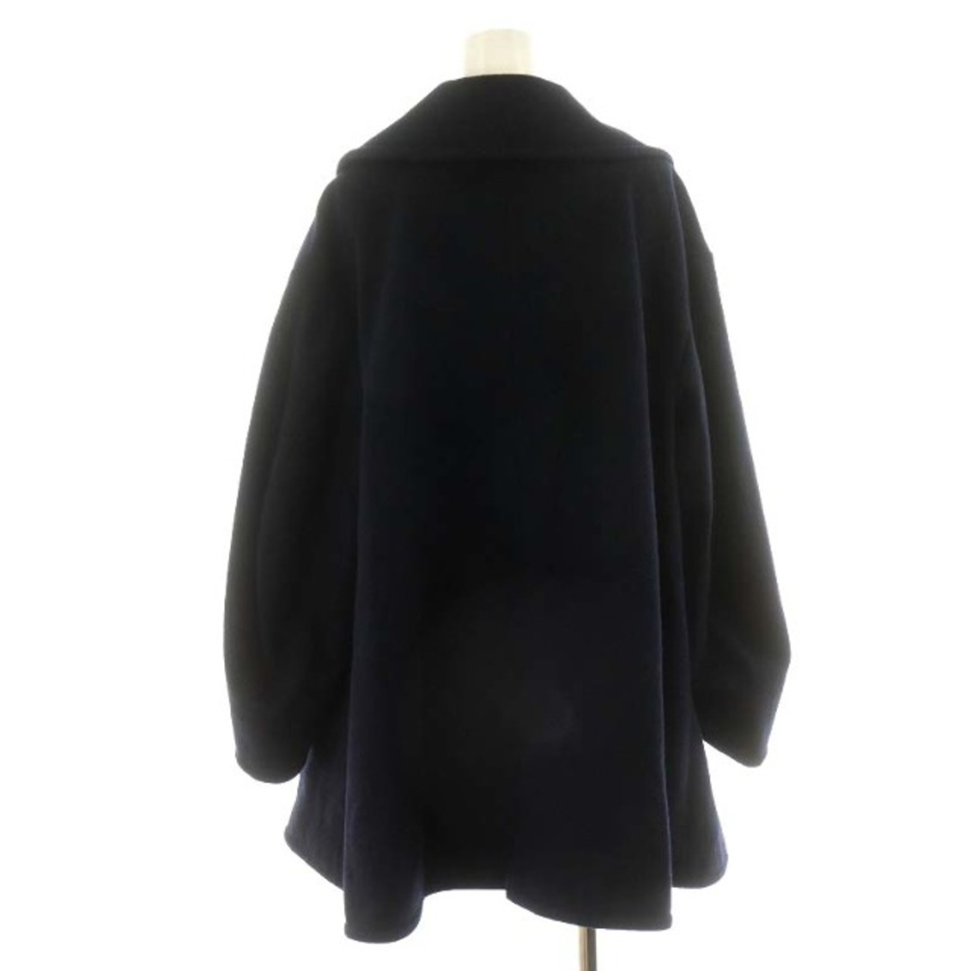 Shinzone(シンゾーン)のシンゾーン フレア ピーコート FLARE PEA COAT 34 S 紺 レディースのジャケット/アウター(ピーコート)の商品写真