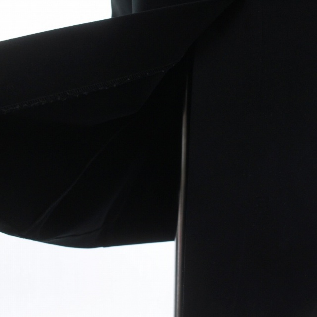 SALON(サロン)のサロン アダムエロペ Vネックサイドベルトジャンパースカート ロング F 黒 レディースのワンピース(ロングワンピース/マキシワンピース)の商品写真