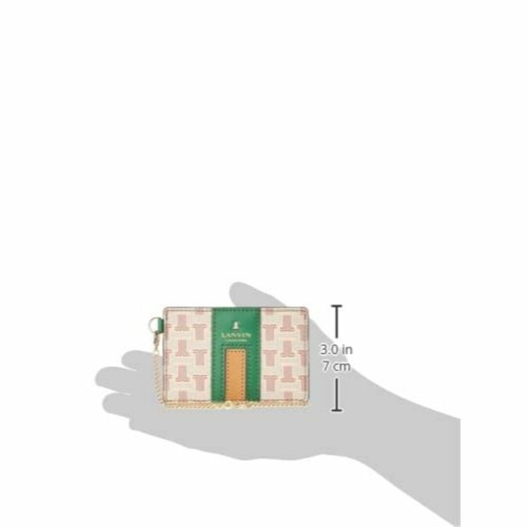【色: ライトブラウン/グリーン】ランバンコレクション パスケース フェリアパー レディースのバッグ(その他)の商品写真