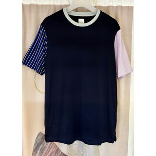 ポールスミス(Paul Smith)のポールスミス パッチワーク ストライプ Tシャツ イタリア製(Tシャツ/カットソー(半袖/袖なし))