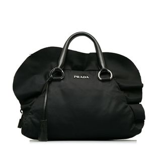 プラダ(PRADA)のプラダ フリル ハンドバッグ BL0546 ナイロン レディース PRADA 【1-0131271】(ハンドバッグ)