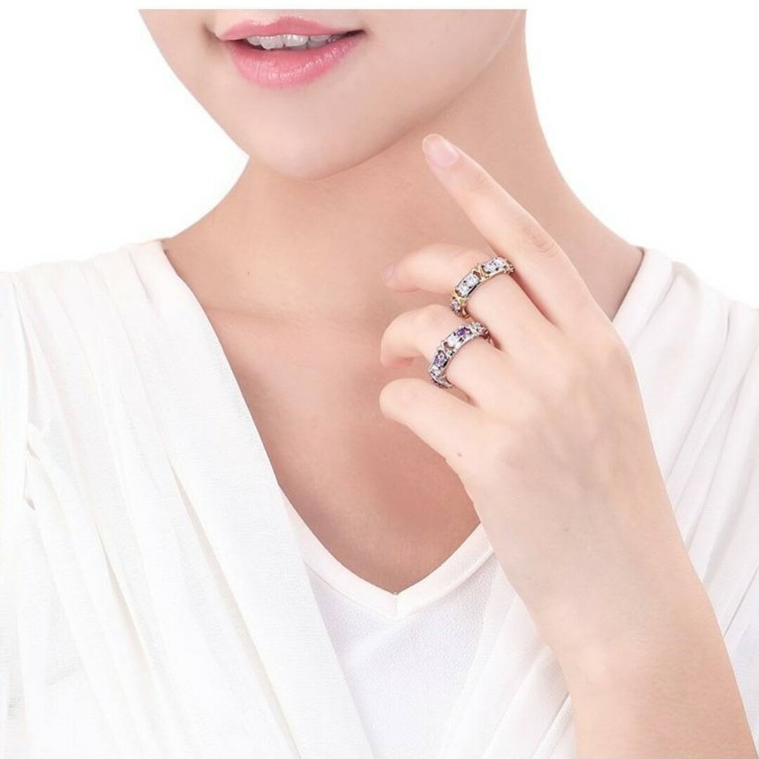 レディース メンズ リング 指輪 czダイヤモンド　大人気 輝き 光輝燦然 レディースのアクセサリー(リング(指輪))の商品写真