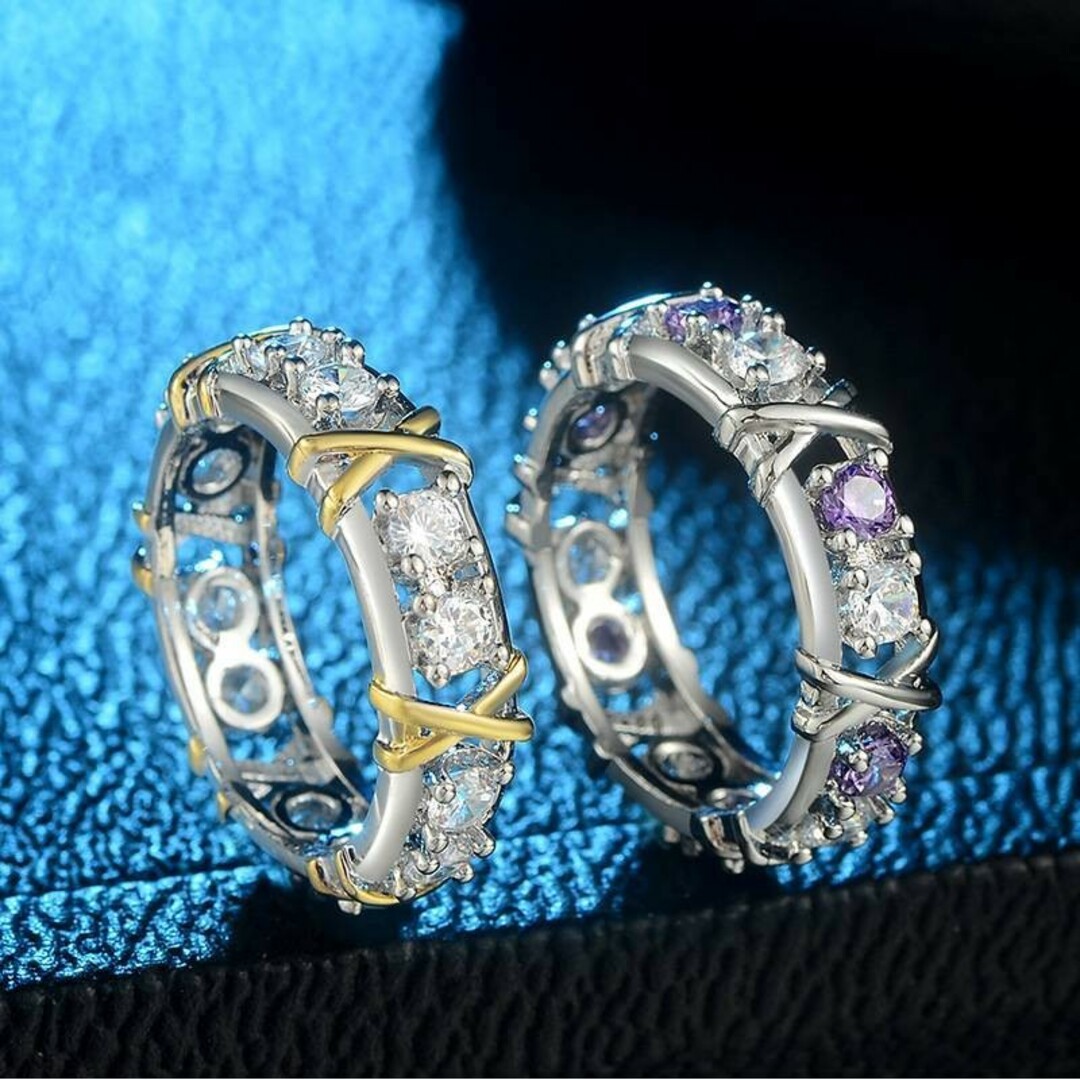 レディース メンズ リング 指輪 czダイヤモンド　大人気 輝き 光輝燦然 レディースのアクセサリー(リング(指輪))の商品写真