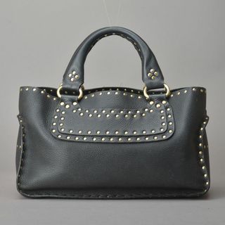 セリーヌ(celine)のCELINE♡セリーヌ ブギーバッグ スタッズ 本革 黒 ハンドバッグ トート(ハンドバッグ)