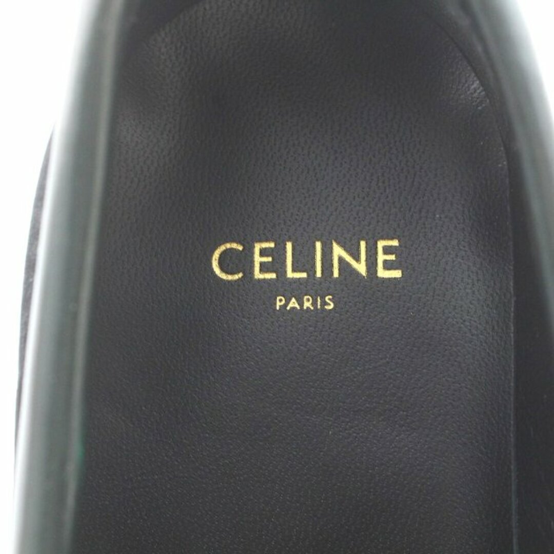 celine(セリーヌ)のセリーヌ ローファー トリオンフチェーン付き レザー 34 21cm  レディースの靴/シューズ(ローファー/革靴)の商品写真