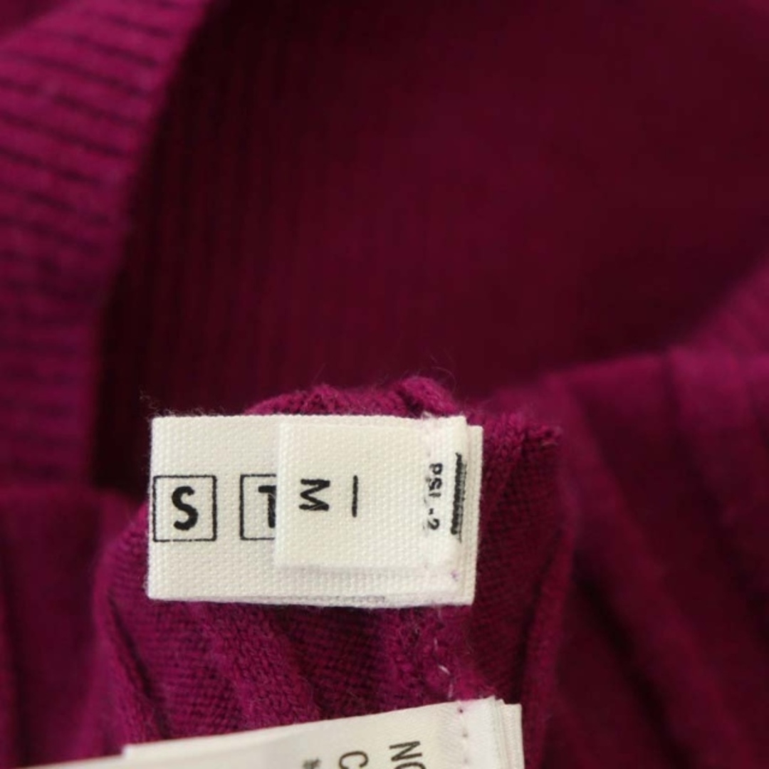 PLST(プラステ)のプラステ PLST Vネックリブニット セーター 長袖 M 牡丹色 レディースのトップス(ニット/セーター)の商品写真