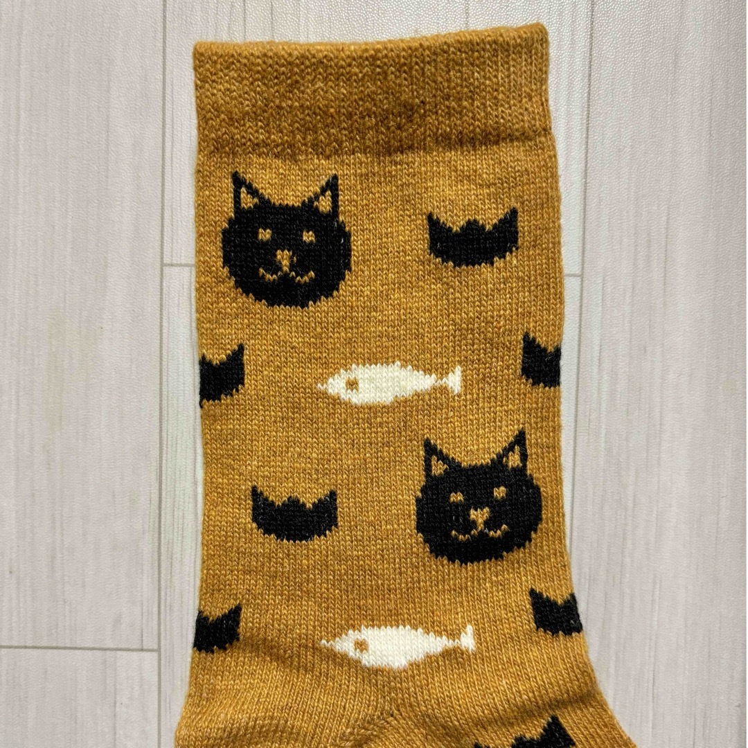 【新品・未使用】ソックス2足セット② 猫 ねこ ネコ かわいい レディースのレッグウェア(ソックス)の商品写真