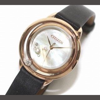 シチズン(CITIZEN)のCITIZEN 腕時計 ダイヤモンド シェル 3針 B036-S119561(腕時計)