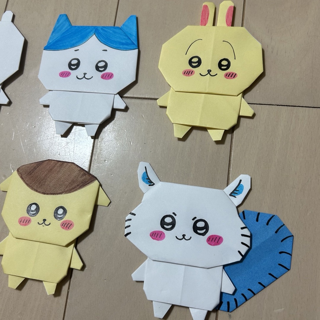 キャラクター折り紙　ちいかわ　6体セット ハンドメイドのハンドメイド その他(その他)の商品写真