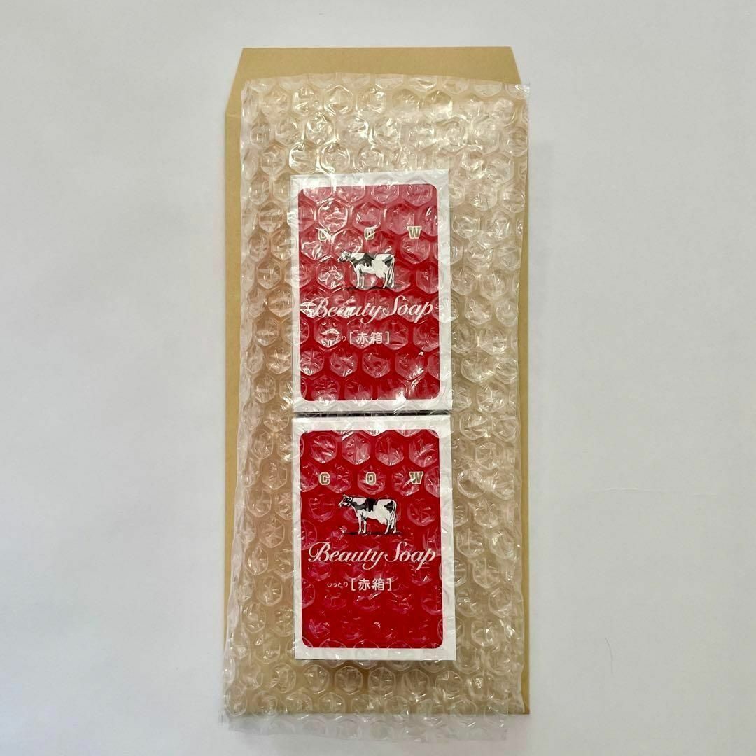 牛乳石鹸(ギュウニュウセッケン)の【牛乳石鹸 赤箱】90g x2set コスメ/美容のボディケア(ボディソープ/石鹸)の商品写真