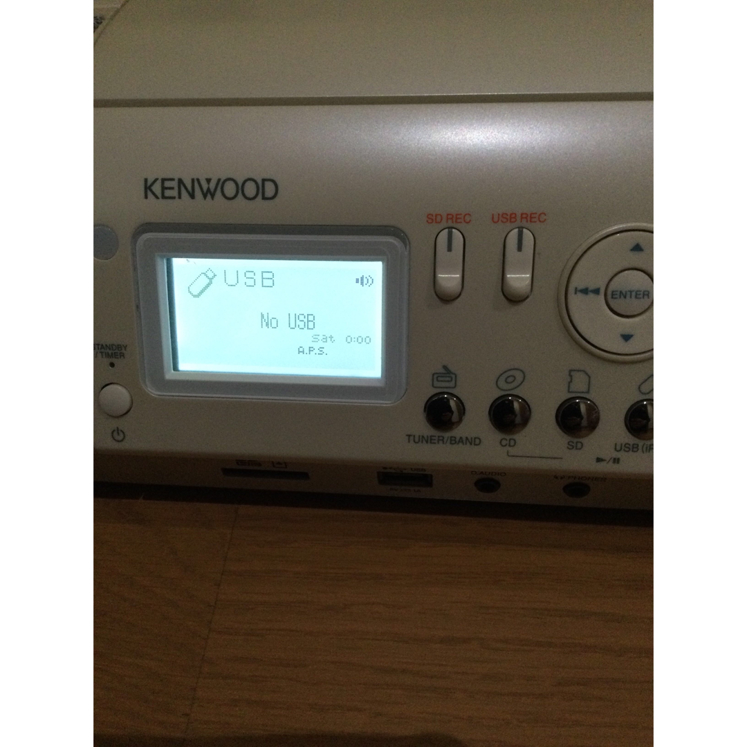 KENWOOD(ケンウッド)のKENWOOD  CLX-30 CD/SD/USB/AM/FMプレーヤー スマホ/家電/カメラのオーディオ機器(その他)の商品写真