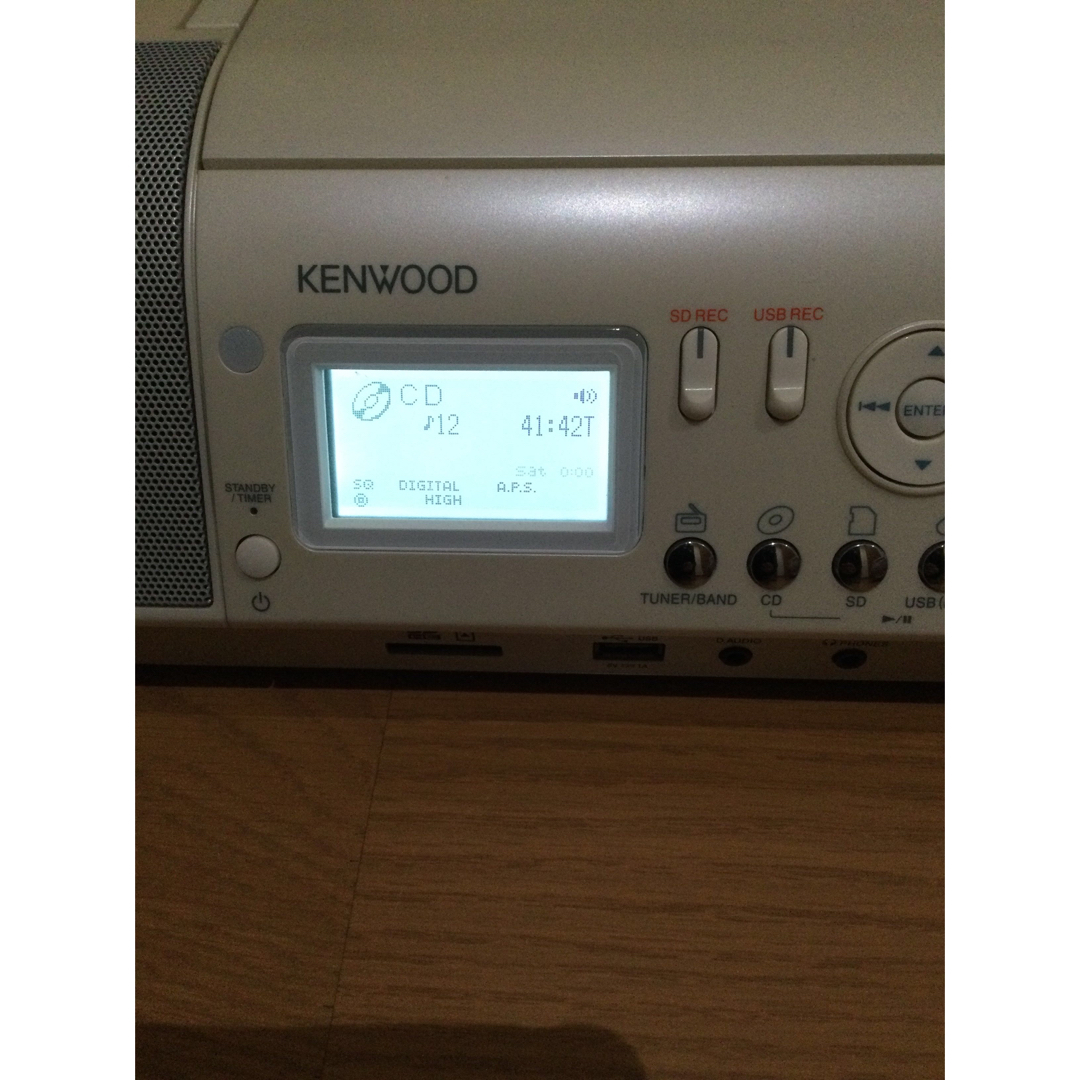 KENWOOD(ケンウッド)のKENWOOD  CLX-30 CD/SD/USB/AM/FMプレーヤー スマホ/家電/カメラのオーディオ機器(その他)の商品写真