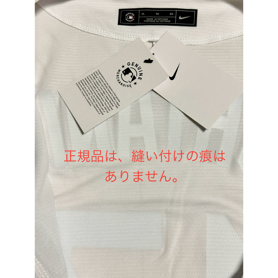 NIKE(ナイキ)の【タグ付き新品・正規品】大谷翔平選手ドジャース　レプリカユニフォームXL スポーツ/アウトドアの野球(応援グッズ)の商品写真