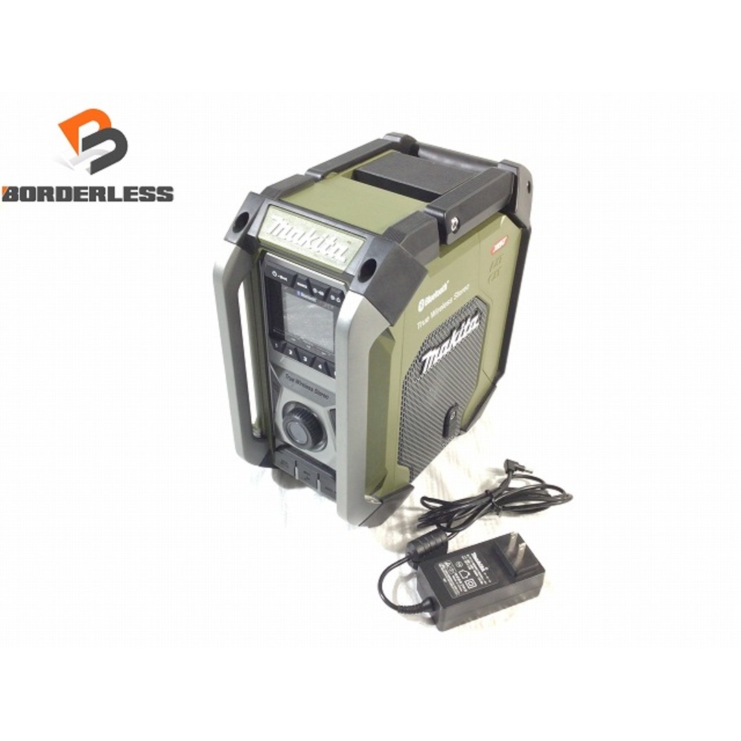 ☆美品☆makita マキタ 40Vmax 充電式ラジオ MR005G オリーブ AC ☆美品☆makita マキタ 40Vmax 充電式ラジオ MR005G オリーブ AC