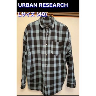 アーバンリサーチ(URBAN RESEARCH)のURBAN RESEARCH/アーバンリサーチ チェックシャツ Lサイズ(40)(シャツ)