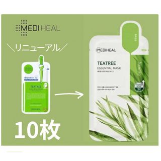 メディヒール(MEDIHEAL)の値下げ MEDIHEAL】メディヒール  ティーツリー パック 10枚(パック/フェイスマスク)