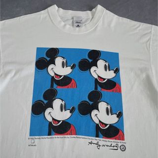 andy warhol ミッキー　90s(Tシャツ/カットソー(半袖/袖なし))