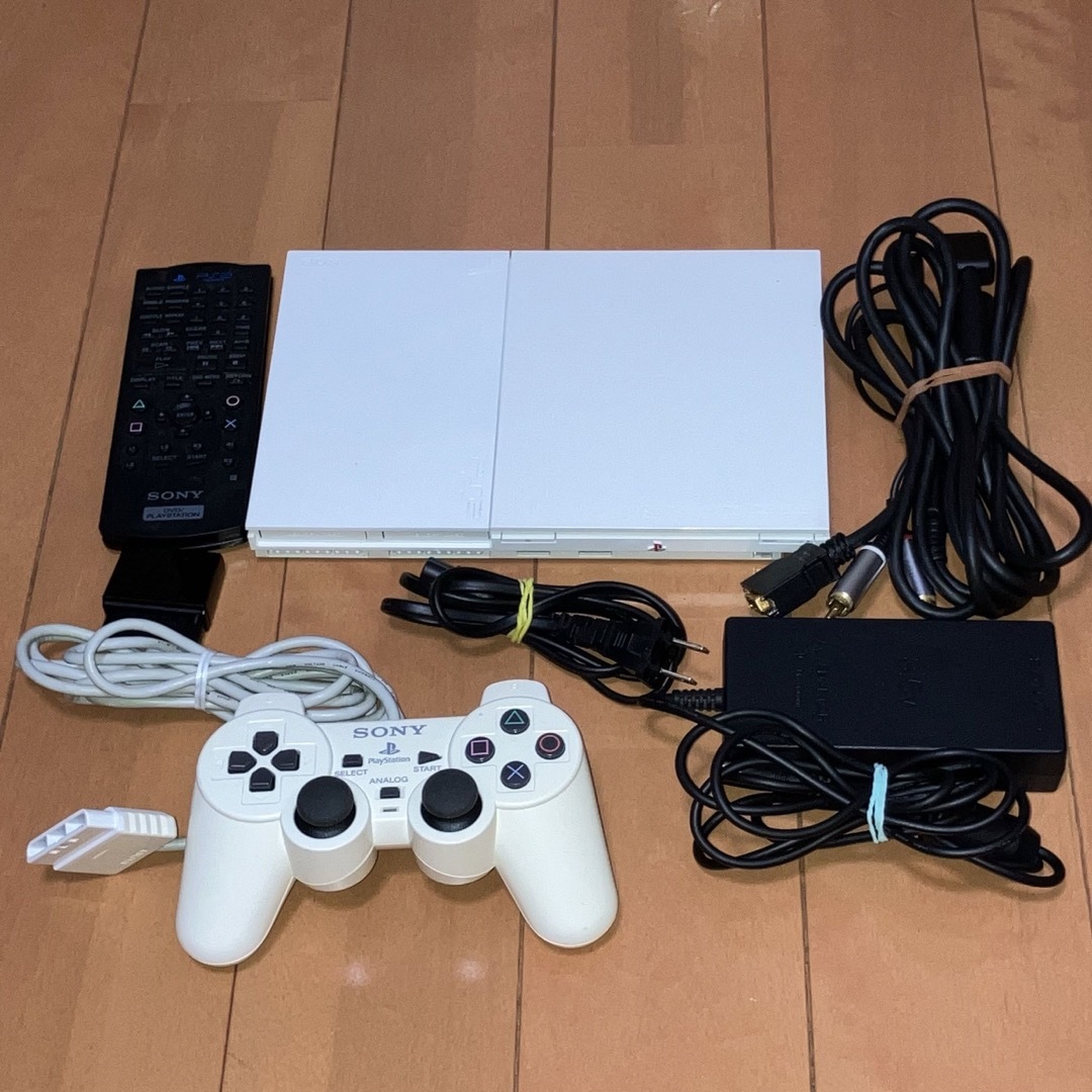 PlayStation2 - PS2 薄型本体セット SCPH-90000 ホワイト 良動品の通販 ...