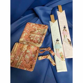 和紙　割り箸　箸置き　小皿　桜柄　花柄　ピンク　紙人形　日本製　工芸品　新品(カトラリー/箸)