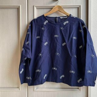 50 mina perhonen ミナ ペルホネン 花柄 ブラウス 蝶々 刺繍 50 mina perhonen ミナ ペルホネン 花柄 ブラウス 蝶々 刺繍