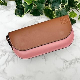 ロエベ(LOEWE)のロエベ LOEWE ゲート コンチネンタルウォレット 財布 ピンク 廃盤モデル(財布)