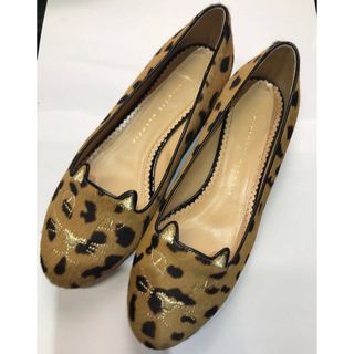 シャルロットオリンピア(Charlotte Olympia)のRR948 シャーロットオリンピア　パンプス　ハラコ　ネコ(ハイヒール/パンプス)