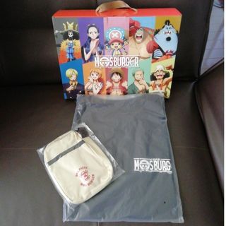 ワンピース(ONE PIECE)のモスバーガー 福袋　ワンピースグッズ  Tシャツ&ミニショルダーバッグ(キャラクターグッズ)