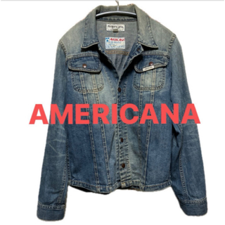 アメリカーナ(AMERICANA)のアメリカーナ　デニムシャツ　ジャケット　柔らかデニム　着心地良い　男女兼用(Gジャン/デニムジャケット)