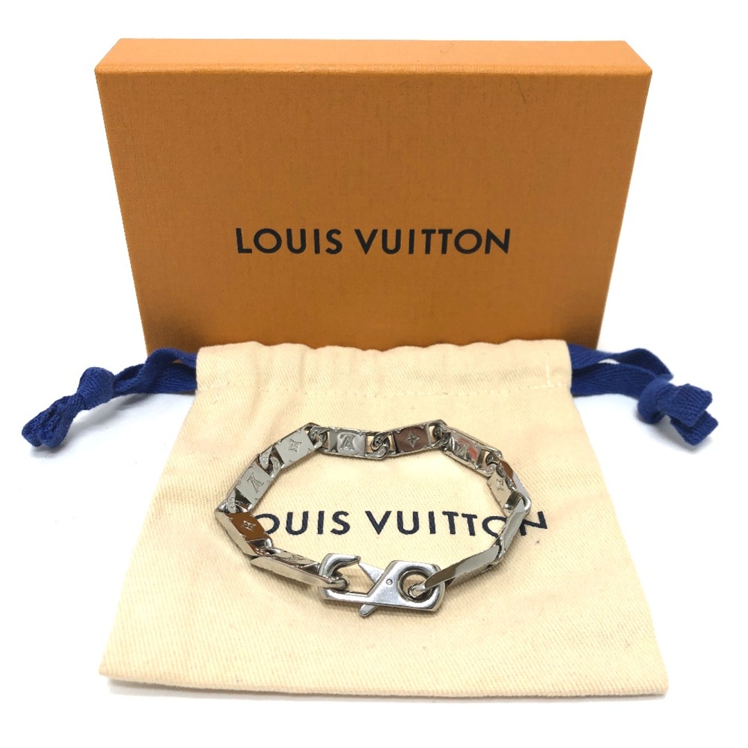 LOUIS VUITTON(ルイヴィトン)のルイヴィトン LOUIS VUITTON タイドアップ ブラスレ M0921M モノグラム アクセサリー チェーン ブレスレット メタル シルバー メンズのアクセサリー(ブレスレット)の商品写真