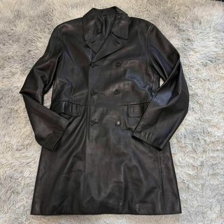 メンズ【美品】COMME CA DU MODE MEN ラムレザージャケット Sサイズ