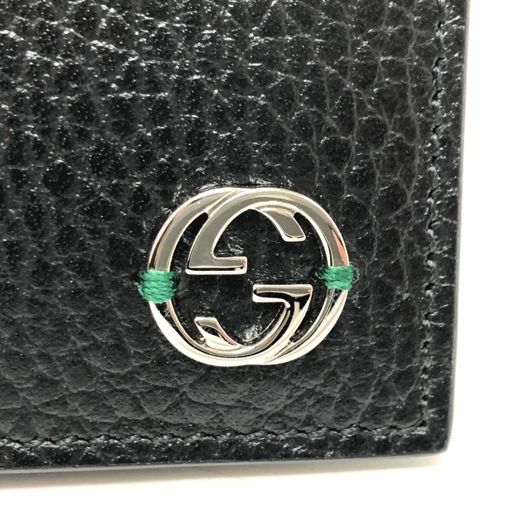 Gucci - グッチ GUCCI 610466 インターロッキングG 2つ折り財布 レザー